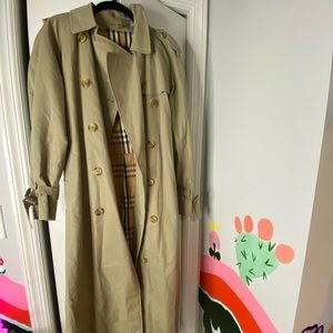 BURBERRY TRENCH SIZE 10 EX LONG
